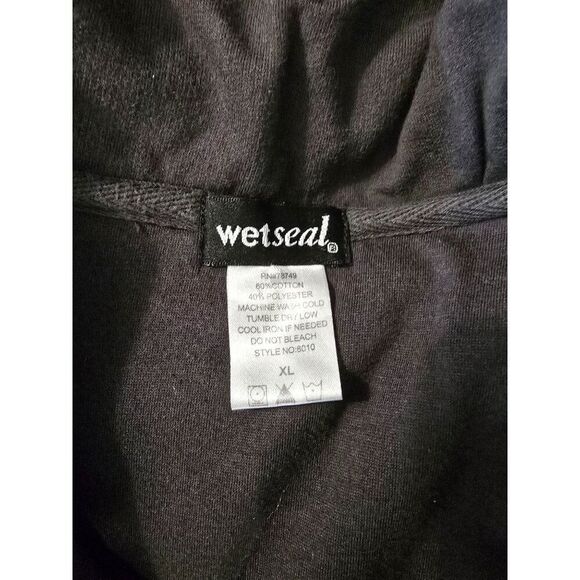 Double-Breasted Buttoned Black Jacket boho cottagecore peasant soft casual Y2K - Picture 6 of 7